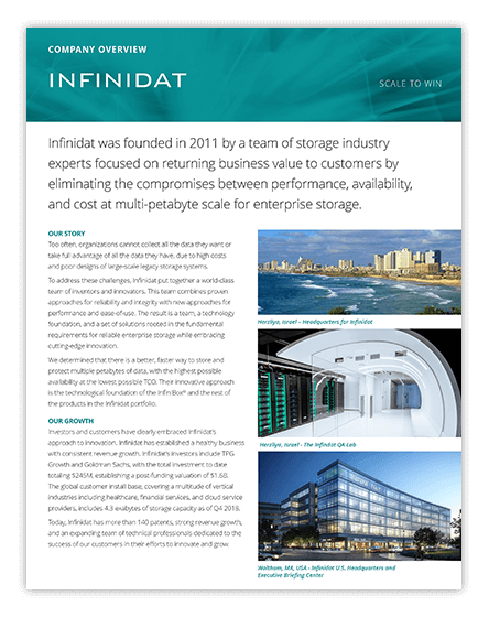 Infinidat Company Overview