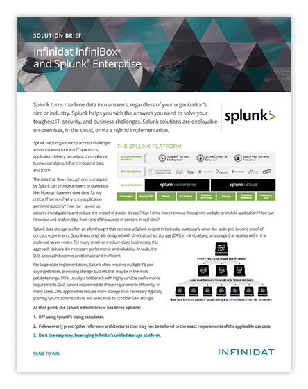Infinidat InfiniBox and Splunk Enterprise