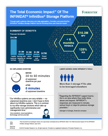 INFOGRAPHIC: The TEI of the INFINIDAT InfiniBox